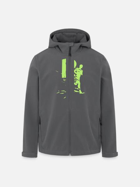 Rennsteiglauf - Recycelte Männer Softshell-Jacke von Stanley/Stella - Anthrazit