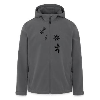 Blumen, Deco, flower - Recycelte Männer Softshell-Jacke von Stanley/Stella - Anthrazit - Vorne - AI Model Male 185 light (185cm)
