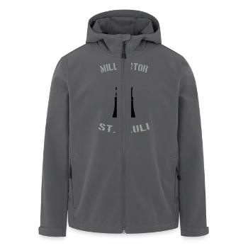 Millerntor St. Pauli - Recycelte Männer Softshell-Jacke von Stanley/Stella - Anthrazit - Vorne - AI Model Male 185 light (185cm)