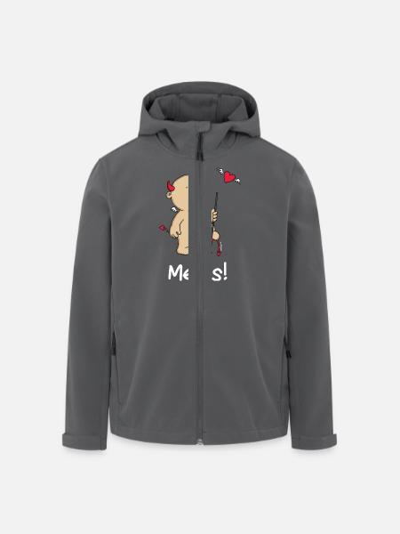 Engel_Teufel Meins - Recycelte Männer Softshell-Jacke von Stanley/Stella - Anthrazit