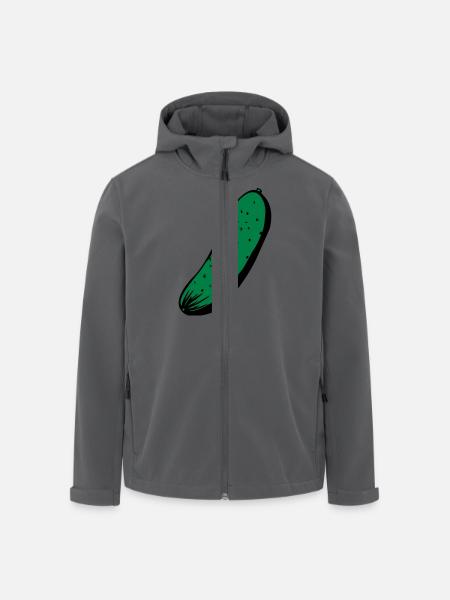 Gurke - Recycelte Männer Softshell-Jacke von Stanley/Stella - Anthrazit