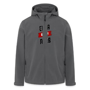 Россия Baby Russia Russland Sanja всегда права - Recycelte Männer Softshell-Jacke von Stanley/Stella - Anthrazit - Vorne - AI Model Male 185 light (185cm)