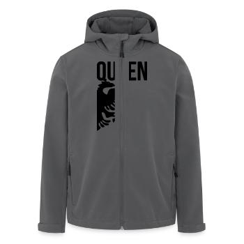 Queen albo - Recycelte Männer Softshell-Jacke von Stanley/Stella - Anthrazit - Vorne - AI Model Male 185 light (185cm)