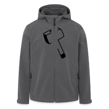 Hammer - Recycelte Männer Softshell-Jacke von Stanley/Stella - Anthrazit - Vorne - AI Model Male 185 light (185cm)
