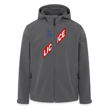 Lizenz 4 - Recycelte Männer Softshell-Jacke von Stanley/Stella - Anthrazit - Vorne - AI Model Male 185 light (185cm)