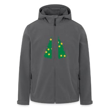 Weihnachtsbaum - Recycelte Männer Softshell-Jacke von Stanley/Stella - Anthrazit - Vorne - AI Model Male 185 light (185cm)