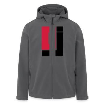 DJ - Recycelte Männer Softshell-Jacke von Stanley/Stella - Anthrazit - Vorne - AI Model Male 185 light (185cm)