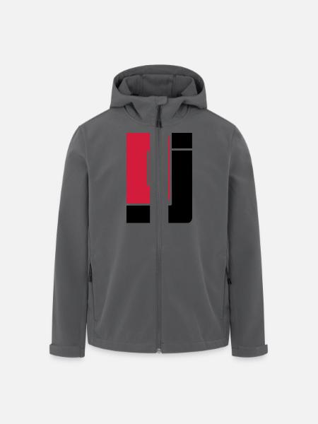 DJ - Recycelte Männer Softshell-Jacke von Stanley/Stella - Anthrazit