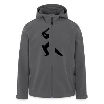Cricket - Recycelte Männer Softshell-Jacke von Stanley/Stella - Anthrazit - Vorne - AI Model Male 185 light (185cm)