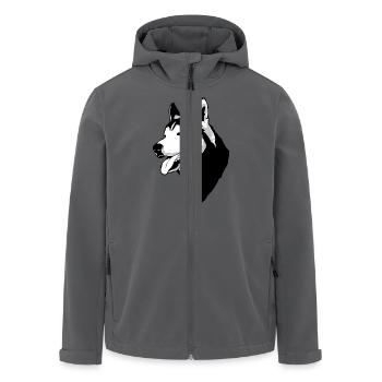 Husky - Recycelte Männer Softshell-Jacke von Stanley/Stella - Anthrazit - Vorne - AI Model Male 185 light (185cm)