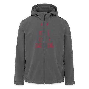 Schwimmen / Schwimmer / Diving / Scuba Diving - Recycelte Männer Softshell-Jacke von Stanley/Stella - Anthrazit - Vorne - AI Model Male 185 light (185cm)