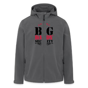 Big Daddy Security - Recycelte Männer Softshell-Jacke von Stanley/Stella - Anthrazit - Vorne - AI Model Male 185 light (185cm)