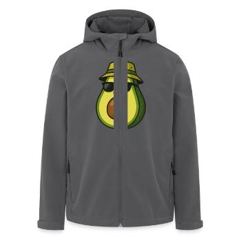 avocado - Recycelte Männer Softshell-Jacke von Stanley/Stella - Anthrazit - Vorne - AI Model Male 185 light (185cm)