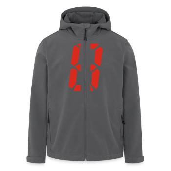 8 - Recycelte Männer Softshell-Jacke von Stanley/Stella - Anthrazit - Vorne - AI Model Male 185 light (185cm)