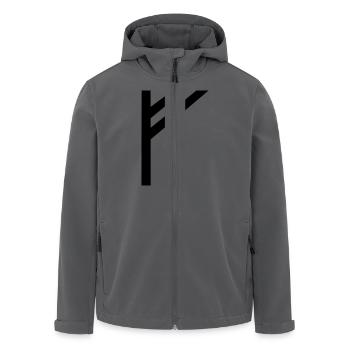 rune fehu,feoh - Recycelte Männer Softshell-Jacke von Stanley/Stella - Anthrazit - Vorne - AI Model Male 185 light (185cm)
