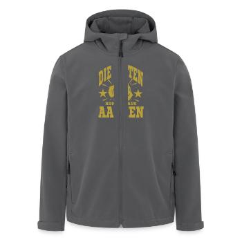Aachen Fans - Recycelte Männer Softshell-Jacke von Stanley/Stella - Anthrazit - Vorne - AI Model Male 185 light (185cm)