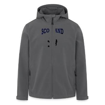 Scotland - Recycelte Männer Softshell-Jacke von Stanley/Stella - Anthrazit - Vorne - AI Model Male 185 light (185cm)