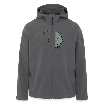 maus - Recycelte Männer Softshell-Jacke von Stanley/Stella - Anthrazit - Vorne - AI Model Male 185 light (185cm)
