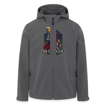Sir Liftalot Drinking - Recycelte Männer Softshell-Jacke von Stanley/Stella - Anthrazit - Vorne - AI Model Male 185 light (185cm)