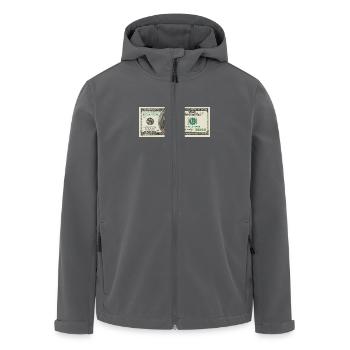 Bisou - Recycelte Männer Softshell-Jacke von Stanley/Stella - Anthrazit - Vorne - AI Model Male 185 light (185cm)