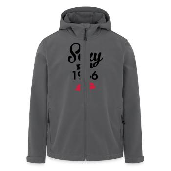 Sexy Since 1966 - Recycelte Männer Softshell-Jacke von Stanley/Stella - Anthrazit - Vorne - AI Model Male 185 light (185cm)
