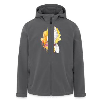 Catking - Recycelte Männer Softshell-Jacke von Stanley/Stella - Anthrazit - Vorne - AI Model Male 185 light (185cm)