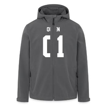 QUEEN - Recycelte Männer Softshell-Jacke von Stanley/Stella - Anthrazit - Vorne - AI Model Male 185 light (185cm)