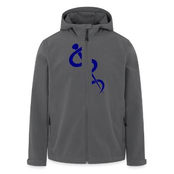 doc93 - Recycelte Männer Softshell-Jacke von Stanley/Stella - Anthrazit - Vorne - AI Model Male 185 light (185cm)