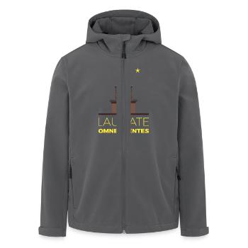 Taizé Laudate - Recycelte Männer Softshell-Jacke von Stanley/Stella - Anthrazit - Vorne - AI Model Male 185 light (185cm)
