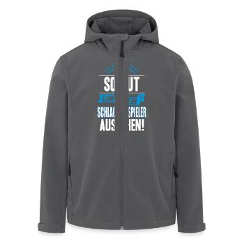 SCHLAGZEUGSPIELER - Recycelte Männer Softshell-Jacke von Stanley/Stella - Anthrazit - Vorne - AI Model Male 185 light (185cm)