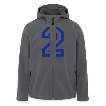 2 - Nummer - Recycelte Männer Softshell-Jacke von Stanley/Stella - Anthrazit - Vorne - AI Model Male 185 light (185cm)