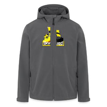 dortmund - Recycelte Männer Softshell-Jacke von Stanley/Stella - Anthrazit - Vorne - AI Model Male 185 light (185cm)