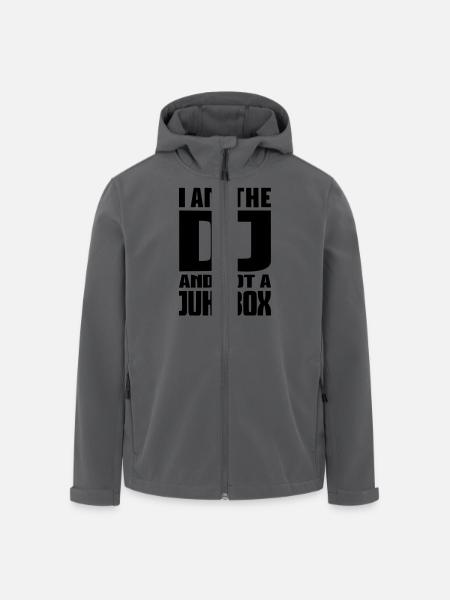 DJ Jukebox - Recycelte Männer Softshell-Jacke von Stanley/Stella - Anthrazit