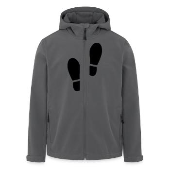 Schuhe - Recycelte Männer Softshell-Jacke von Stanley/Stella - Anthrazit - Vorne - AI Model Male 185 light (185cm)
