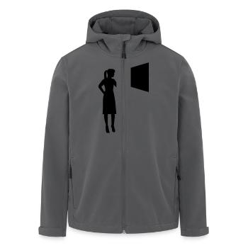 Lehrerin - Recycelte Männer Softshell-Jacke von Stanley/Stella - Anthrazit - Vorne - AI Model Male 185 light (185cm)