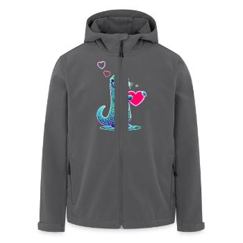 Neon Otter - Recycelte Männer Softshell-Jacke von Stanley/Stella - Anthrazit - Vorne - AI Model Male 185 light (185cm)