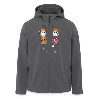 Süßer Boo Halloween Geister Süßes oder Saures - Recycelte Männer Softshell-Jacke von Stanley/Stella - Anthrazit - Vorne - AI Model Male 185 light (185cm)