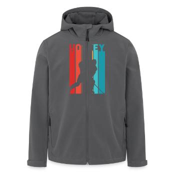 Hockey 2 Tshirts PR t shirt - Recycelte Männer Softshell-Jacke von Stanley/Stella - Anthrazit - Vorne - AI Model Male 185 light (185cm)