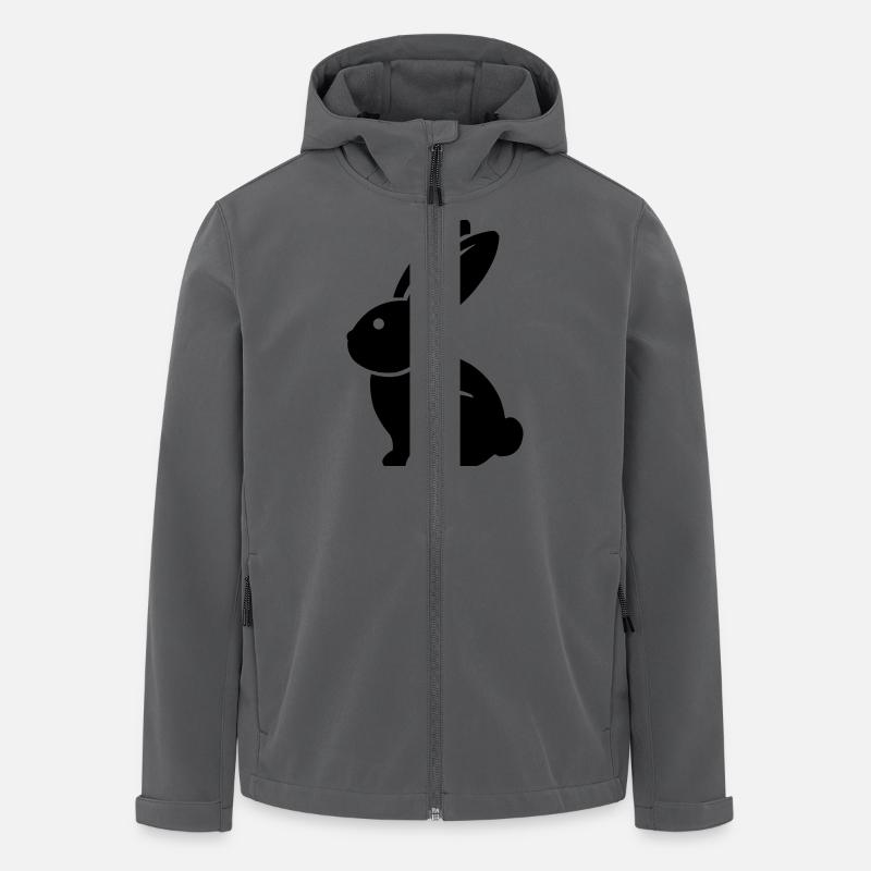 hare - Men’s Recycled Softshell Jacket by Stanley/Stella - anthracite