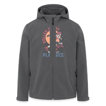 Roller Derby For Girls Who Don't Play Nice Skating - Recycelte Männer Softshell-Jacke von Stanley/Stella - Anthrazit - Vorne - AI Model Male 185 light (185cm)