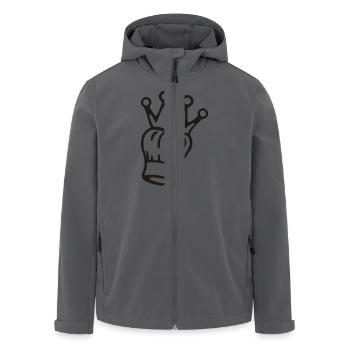 Kochmütze mit Krone - Recycelte Männer Softshell-Jacke von Stanley/Stella - Anthrazit - Vorne - AI Model Male 185 light (185cm)