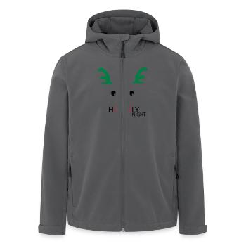 Holy Rudolph - Recycelte Männer Softshell-Jacke von Stanley/Stella - Anthrazit - Vorne - AI Model Male 185 light (185cm)