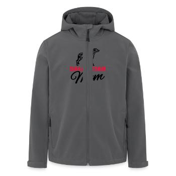 Dalmatiner - Recycelte Männer Softshell-Jacke von Stanley/Stella - Anthrazit - Vorne - AI Model Male 185 light (185cm)