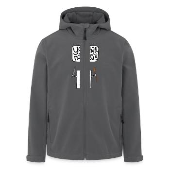You shall not pass-To Do - Recycelte Männer Softshell-Jacke von Stanley/Stella - Anthrazit - Vorne - AI Model Male 185 light (185cm)