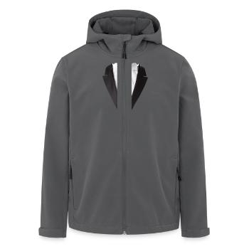 Anzug - Recycelte Männer Softshell-Jacke von Stanley/Stella - Anthrazit - Vorne - AI Model Male 185 light (185cm)