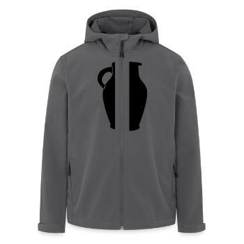 Bembel Bembel Bembel - Recycelte Männer Softshell-Jacke von Stanley/Stella - Anthrazit - Vorne - AI Model Male 185 light (185cm)