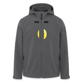 zitrone - Recycelte Männer Softshell-Jacke von Stanley/Stella - Anthrazit - Vorne - AI Model Male 185 light (185cm)