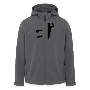Handballerin - Recycelte Männer Softshell-Jacke von Stanley/Stella - Anthrazit - Vorne - AI Model Male 185 light (185cm)