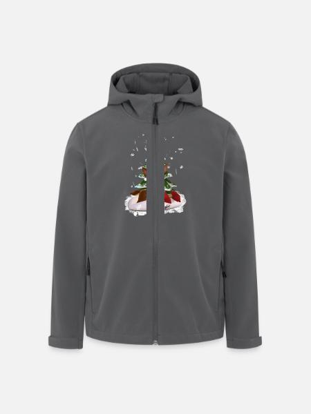 Weihnachtsgeschenk - Recycelte Männer Softshell-Jacke von Stanley/Stella - Anthrazit