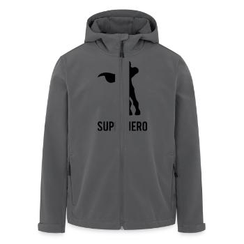 Super Hero - Recycelte Männer Softshell-Jacke von Stanley/Stella - Anthrazit - Vorne - AI Model Male 185 light (185cm)